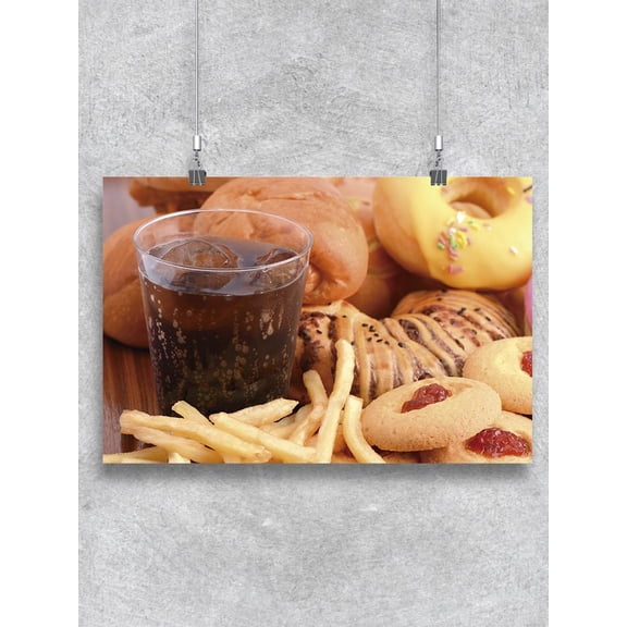 Junk Food Combo Poster -Image by Shutterstock