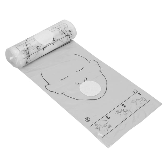 Barrera de reanimación cardiopulmonar, 1 rollo Reanimación cardiopulmonar Protector facial para reanimación cardiopulmonar Protector de reanimación cardíaca Durabilidad extendida