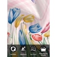 thumbnail image 7 of Easter Tulip Cloth Napkins Set of 4 Reusable Dinner Napkins, Colorful Flower Spring Butterfly Plant Pink Cocktail Napkin Washable Table Napkins for Wedding/Holiday Party/Baby Shower 20"x20", 7 of 7