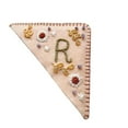 thumbnail image 4 of Personalized Hand Embroidered Corner Bookmark,cute Flower Letter Embroidery Bookmarks,felt Triangle Page Corner Handmade Bookmark,unique Gift For Men, 4 of 5
