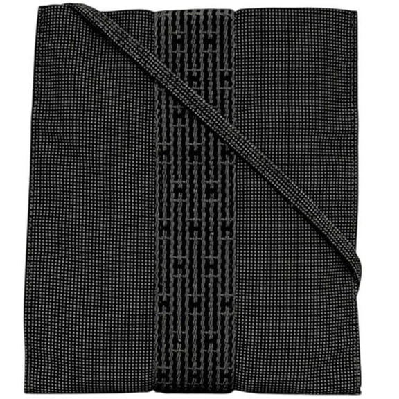 Pre-Owned Hermès Air Pochette Shoulder Bag ec-24507 Gray Line Canvas HERMES... (Good)