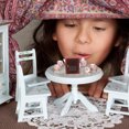 thumbnail image 3 of OULII Tiny Cabinet Model Plastic Brown Storage for Micro Landscape Bedroom Decor 1Set, 3 of 7