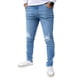 thumbnail image 5 of Pantalón rasgado de mezclilla stretch John Silver Corte skinny Color azul froster claro, 5 of 5
