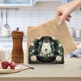 thumbnail image 6 of Dog Roses Green Napkin Holder for Table Clear Napkin Stand Paper Holder Acrylic Organizer Dispenser Napkins for Dinner Kitchen Restaurant Room, 6 of 8