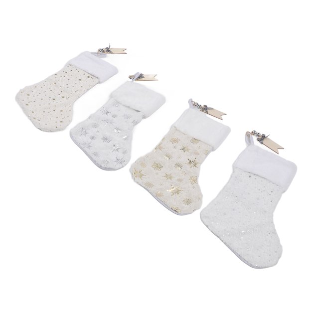 Medias Navideñas, Medias Decorativas Navideñas Hechas A Mano Para Decoración Del Hogar