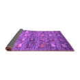 thumbnail image 2 of Ahgly Company Indoor Rectangle Abstract Purple Modern Area Rugs, 4' x 6', 2 of 4