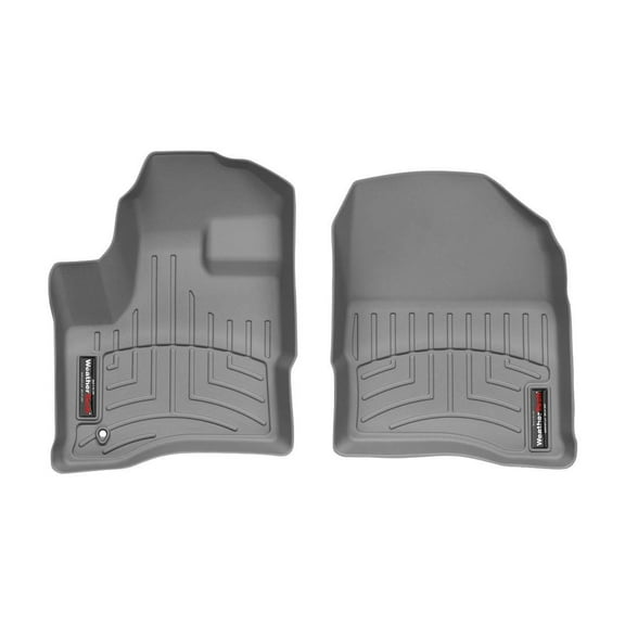WeatherTech Custom Fit FloorLiners compatible with 2009-2010 Lincoln MKS - 1st Row (Driver & Passenger), Grey