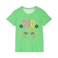 thumbnail image 2 of Fiudx Camiseta para Niños, Blusa Escolar de Tela Suave, Blusa Informal Cuello Redondo, Camisa de Verano de Manga Corta, Atuendo Diario, Moda para Niños y Niñas, 95 % Poliéster., 2 of 6