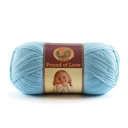 UPC: 0023032551067 | Lion Brand Yarns Pound Love Pastel Blue Yarn 1 Each