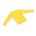 thumbnail image 2 of 1/12 Scale Miniature Long Sleeve T Shirt Figure Doll Clothes Casual Handmade Outfit Costume for 6 inch Figures Body Clothing Yellow, 2 of 8