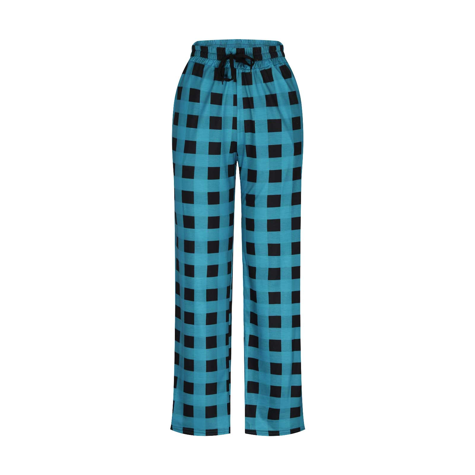 Aloohaidyvio Men's Pajama Pants Cotton Flannel Plaid Lounge Fleece Warm ...