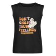 thumbnail image 5 of Don’t Ghost Your Feelings Men'S Muscle T-Shirt, Sleeveless, Muscle Tank Tee Top L, 5 of 7