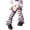 Pink, variant on Opvise 1 Pair Japanese Style Flared Shape Long Student Leg Covers Elastic Cuffs Solid Color Striped Loose Knitted Leg Warmers Fashion Accessories Purple