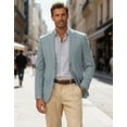 thumbnail image 3 of COOFANDY Mens Linen Casual Blazer Slim Fit Sport Coat Two Button Summer Suit Jacket Lightweight Business Sport Jacket, 3 of 6