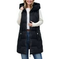 thumbnail image 5 of larppty Womens Puffer Vest Ladies Sleeveless Zip Up Outerwear Warm Puffer Lightweight Winter Jackets Coats 2025 (Black, XXL/XL), 5 of 5