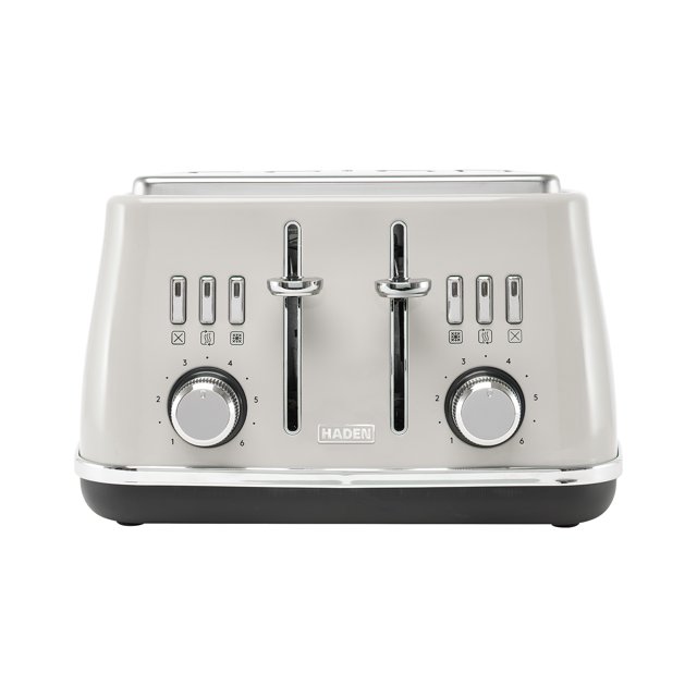 Haden Cotswold Grille-Pain 4 Tranches avec Large Fente et Brunissement Réglable, Mastic