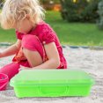 thumbnail image 1 of OUNONA Sand Box Plastic Light Green For Kids With Sensory Activities 1Set, 1 of 8