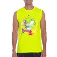 thumbnail image 1 of Mens Space Cat Ultra Cotton Sleeveless T-Shirt, 1 of 5