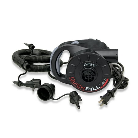 - Intex 120V Quick-Fill AC Electric Air Pump, 38.9CFM Max. Air Flow