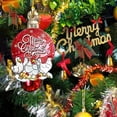 thumbnail image 4 of De Pollo Con Sombrero, Bufanda, Árbol De Navidad, Adorno Colgante, Decoración De Fiesta Navideña Serendint HA043007-04, 4 of 6