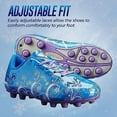 thumbnail image 4 of &nbsp;Vizari Frost Firm Ground Soccer Cleats for Kids – Comfortable, Durable, and Stylish Youth Soccer Shoes for Boys and Girls - Blue/Purple, 10, 4 of 6
