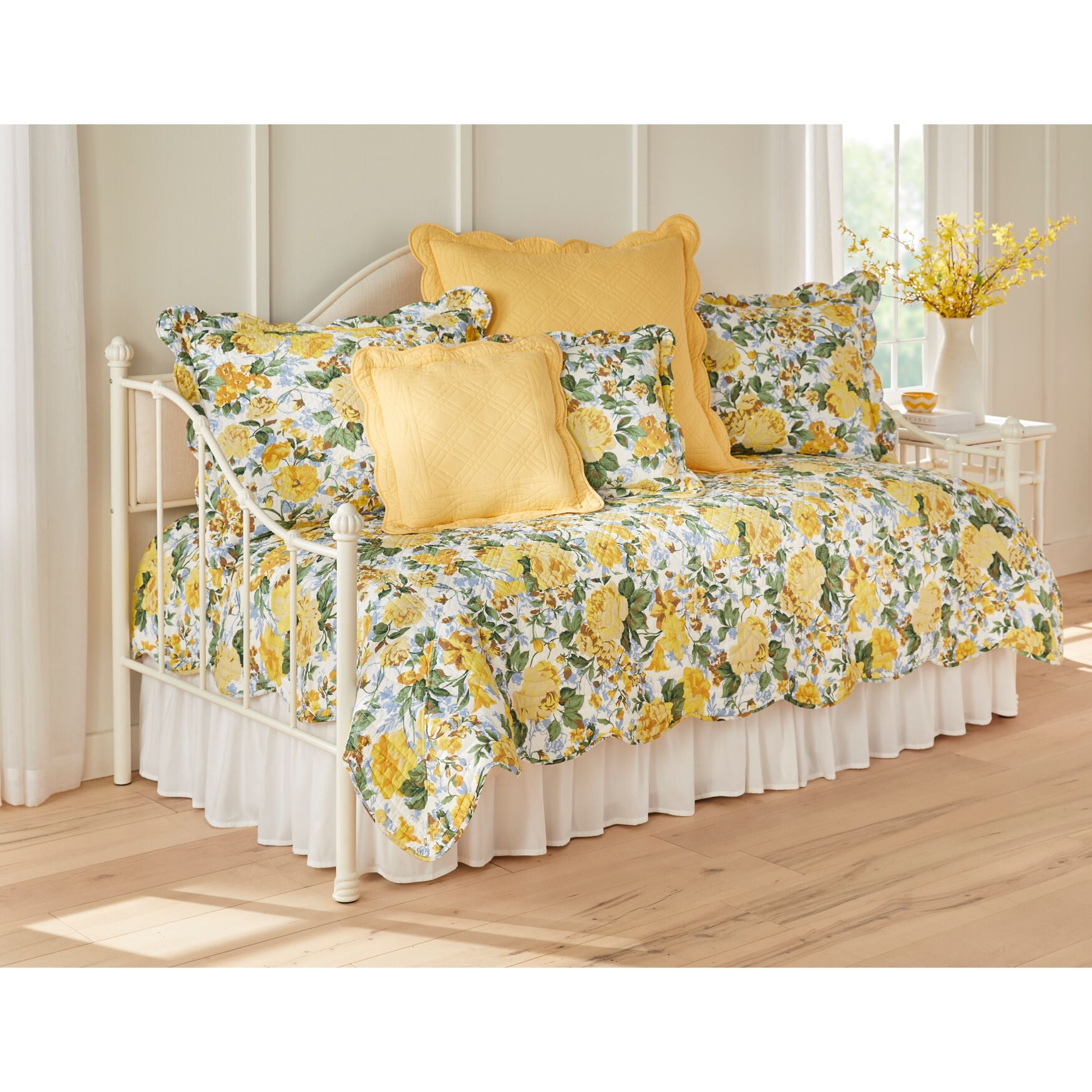 Brylanehome Florence Daybed Bedspread Daybed, Floral Multi Bedspread