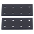 thumbnail image 1 of Planche de Joint à 8 Trous, Alliage d'Aluminium 2 Pcs Plaque de Raccordement Rectangulaire pour Lit, 1 of 7