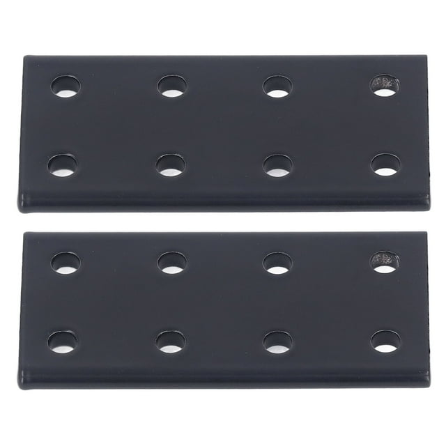 Planche de Joint à 8 Trous, Alliage d'Aluminium 2 Pcs Plaque de Raccordement Rectangulaire pour Lit