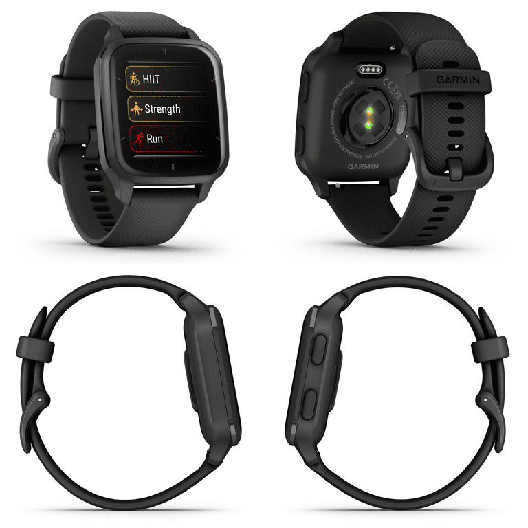 Garmin Venu Sq 2 Music Edition GPS Unisex Adult Smartwatch Black 