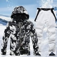 thumbnail image 2 of Mens Ski Jacket and Pant Set Waterproof Ski Outfits for Men Snowboarding Jacket Winter Warm Mens Snow Suit, 2 of 6