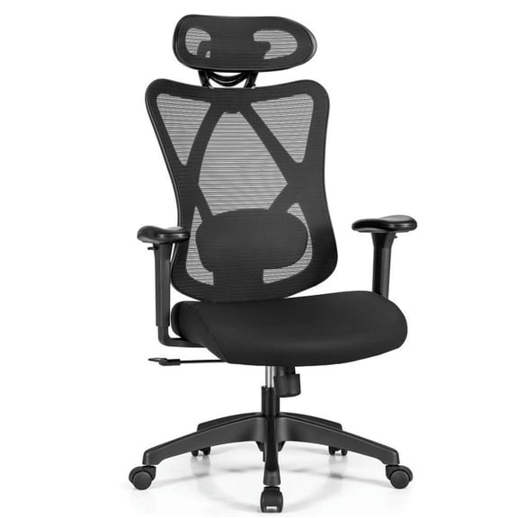 GVN High Back Mesh Executive Chair with Adjustable Lumbar Support, Home Office Computer Desk Chair, Office Chairs Clearance for Bedroom,Study