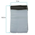 thumbnail image 3 of 16.5 x 11 White Poly Mailer Envelopes Shipping Bags with Self Adhesive, Waterproof and Tear-Proof Postal Bags 2.7mil thick - 100pc, 3 of 7