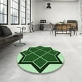 thumbnail image 3 of Ahgly Company Indoor Rectangle Patterned Deep Emerald Green Area Rugs, 7' x 10', 3 of 6