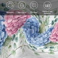 thumbnail image 6 of Cloth Napkins Set of 2 - 20x20 Inches, Blue Pink Hydrangea Washable Reusable Table Napkins, Eucalyptus Leaves Wooden Summer Botanical Soft Absortbent Dining Napkin for Party Wedding Hotel Restaurant, 6 of 8