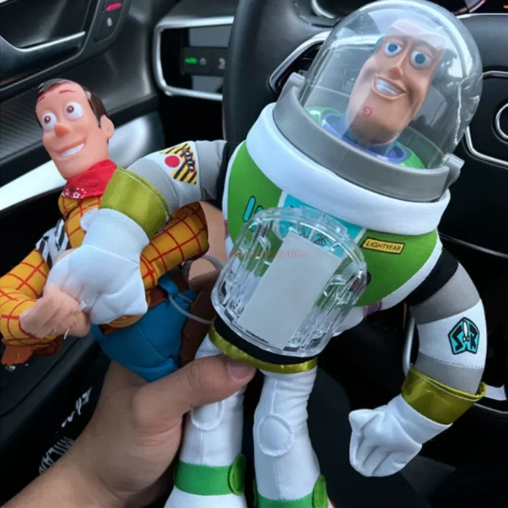 Toy Story-muñecas de coche Woody Buzz Lightyear juguetes de