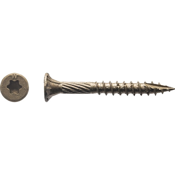 Western Builders Supply Wood Screw Bronze Flat Head - 700 Count, #9 x 1-1/2 In.
