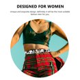 thumbnail image 6 of Raindrops Black Cow Pattern PU Waist Belt for Women, Fashionable Daily Wear Accessory, 1 Piece, 6 of 6