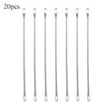 thumbnail image 1 of Rdeghly Knitting Machine Accessory,Transfer Turn Line Needle,20 Pcs Double Eye Needle Metal 9cm Long Transfer Needle Fit for Knitting Machine, 1 of 8