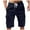 Navy, variant on kamemir Shorts for Men Men's Classic Relaxed Fit Casual Shorts Black,3XL