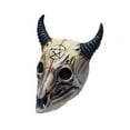thumbnail image 2 of Full Face Scary Demon Goat Skull Mask Horror Movie Decor Devil Head Halloween Costume, 2 of 6