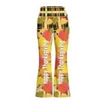 thumbnail image 4 of DISNIMO Thanksgiving Pumpkin Kids Yoga Pants for Girls with Flower Flare Leggings for Girls Bell Bottoms Size 13 Kids Flare Pants Outfit Flare Leggings Sport Yoga Pants Wide-Leg Leggings, 4 of 7