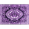 thumbnail image 1 of Ahgly Company Indoor Rectangle Medallion Purple French Area Rugs, 3' x 5', 1 of 4