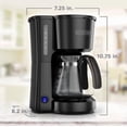 thumbnail image 3 of Black + Decker CM0700BZ Cafetera de 5 tazas, color negro, 3 of 8