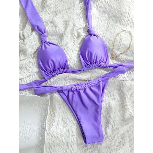 Conjunto de Bikini triangular Sexy para mujer Tan Jianjun unisex