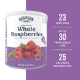 thumbnail image 2 of Augason Farms Freeze Dried Whole Raspberries Can, Emergency Food Supply, Everyday Meals, 23 Servings, 2 of 8