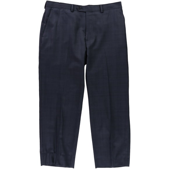Etiquetas Weekly Mens Heathered Dress Pants Slacks, Azul, 34W x 26L