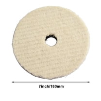 5-7Inch Wool Polishing Pads Waxing Buffing Pad For Cars Cleaning Polisher Tool 7Inch
