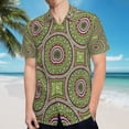 thumbnail image 5 of High Quality Hawaiian Shirts for Men Short Sleeve Aloha Beach Shirt Floral Summer Casual Button Down Shirts Blouses, 5 of 7