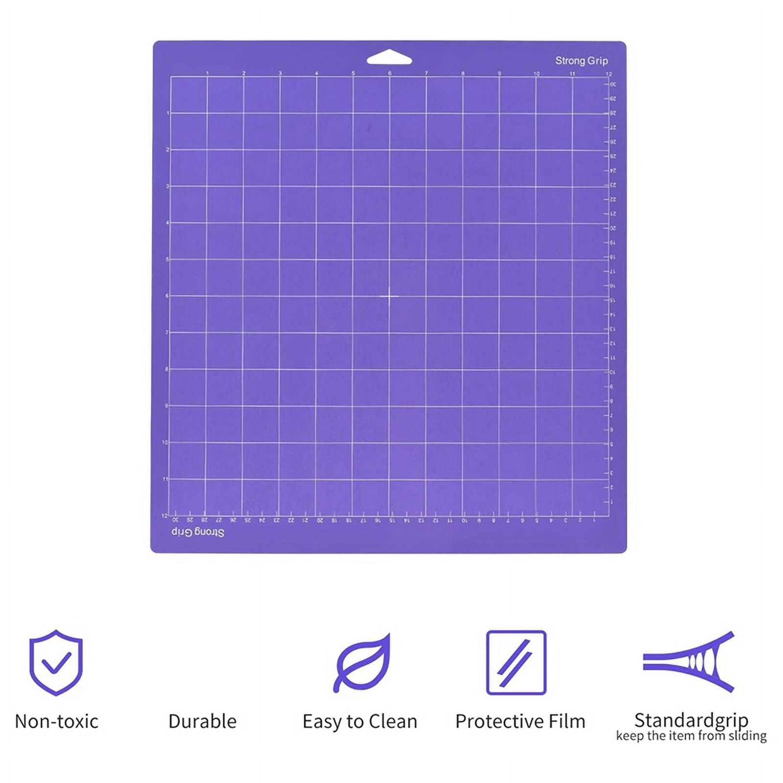 8PCS 12 X 12 Inch Repl Ment Cutting Mat Adhesive Gridded Cutting Mats for Silhouette Cameo Cutting Explore Plotter