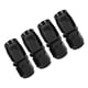thumbnail image 4 of Extremo de manguera giratoria accesorio de extremo de manguera giratorio recto an6 -6an adaptador de extremo de manguera giratoria 4 piezas Universal recto AN6 -6AN adaptador de ANGGREK Otros, 4 of 8